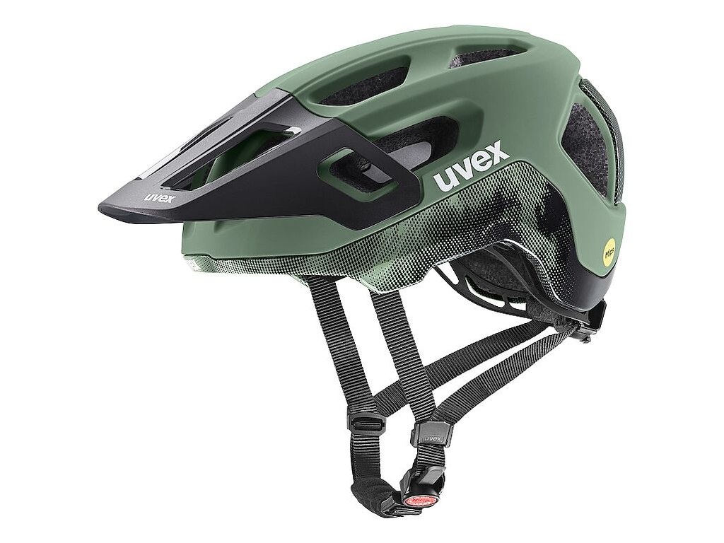 UVEX React MIPS Cykelhjelm - Moss green Black matt - Str. 52-56 cm