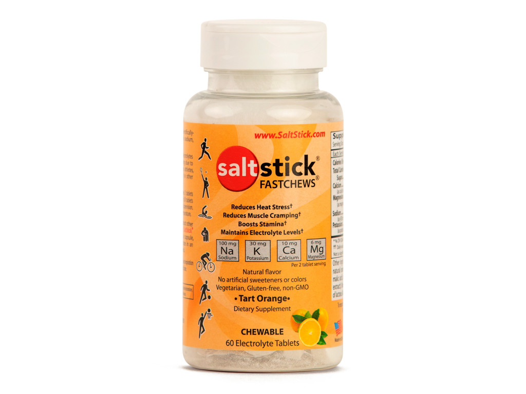 SaltStick Fastchews - Elektrolytchews - Orange - 60 stk.