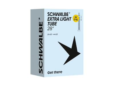Schwalbe Extra Light slange 700c/28" (28/44-622) med 60mm lang racerventil SV17-EL