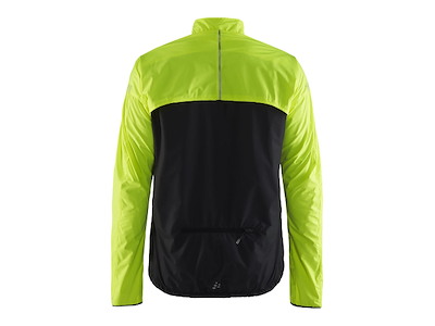 Craft Velo Convert - Cykeljakke - Herre - Sort/Neon gul - Str. S