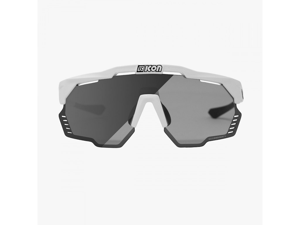 Scicon Aeroshade Kunken cykelbriller White Gloss Photochromic
