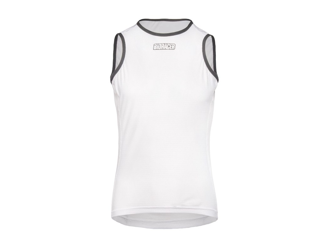 Bioracer Breeze Sleeveless Base Layer - Baselayer - Herre - Hvid - 2XL