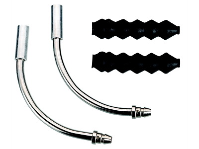 BBB kabelrør 90° (2 stk.) og  gummibeskytter (2 stk.)