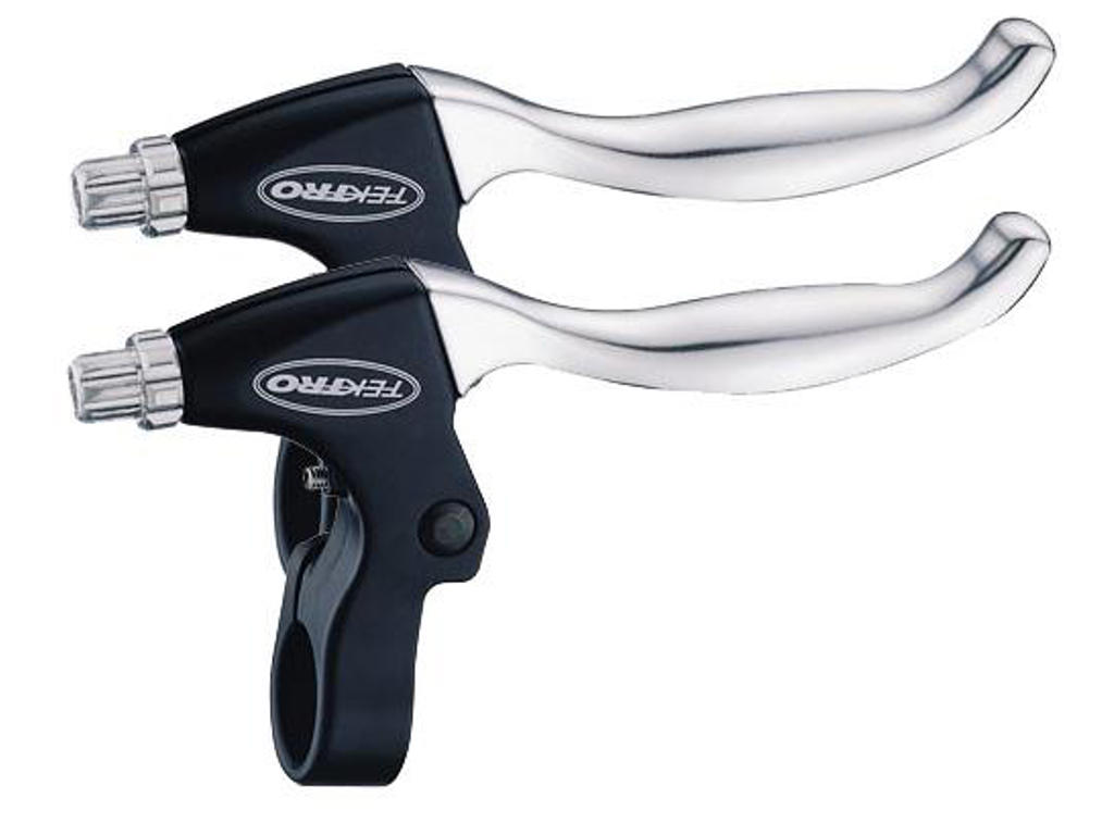 Tektro bremsegreb sæt i aluminium - 4 finger greb