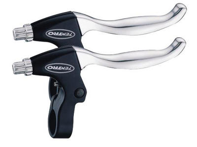 Tektro bremsegreb sæt i aluminium - 4 finger greb