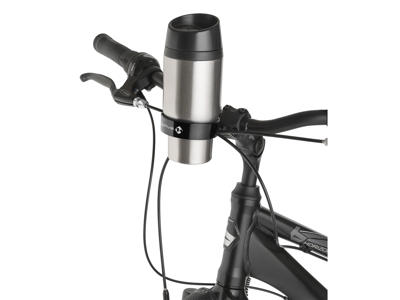 M-Wave To Go Cup - Kopholder - Ø22-26 mm - Aluminium - Sort