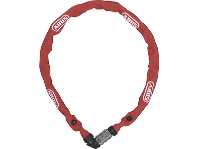 Abus kædelås med kode web 1200 110 cm rød