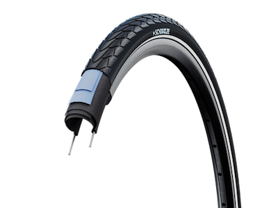 Schwalbe Marathon Racer Tråddæk 18x1,50 (40-355) E-25 Sort