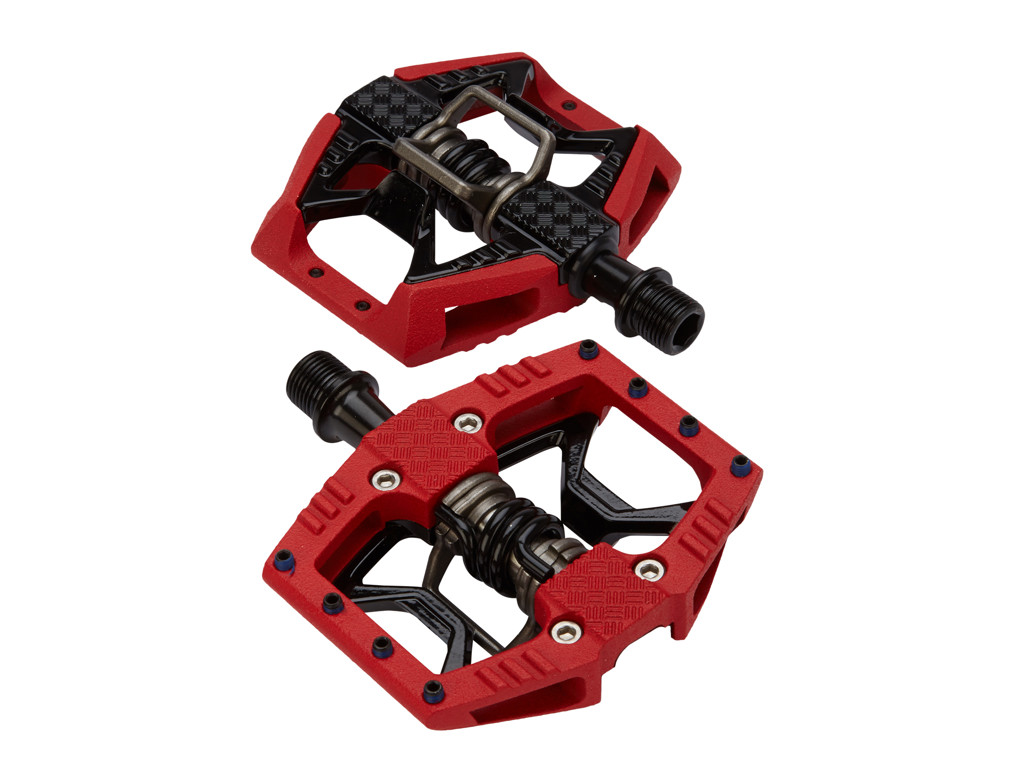 Crankbrothers Double Shot 3 - MTB kombipedal - Rød/sort