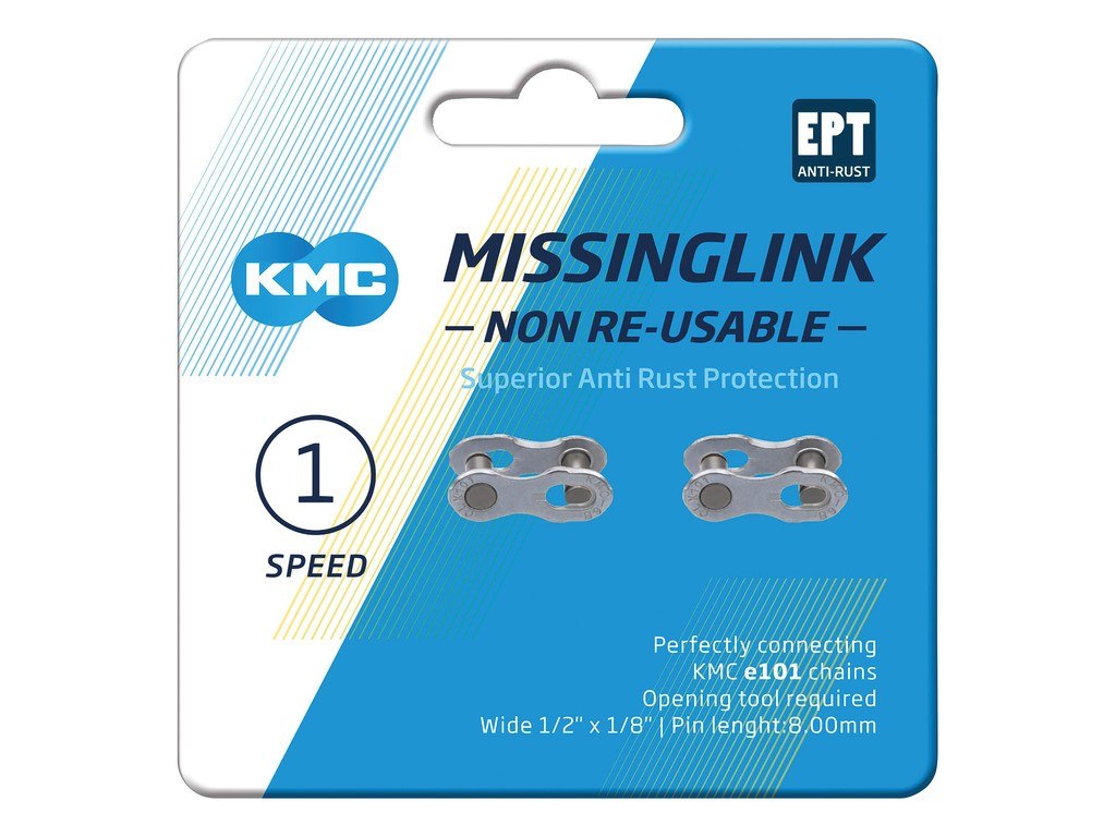 KMC Missinglink 1/2x1/8 Kæder 2 stk."