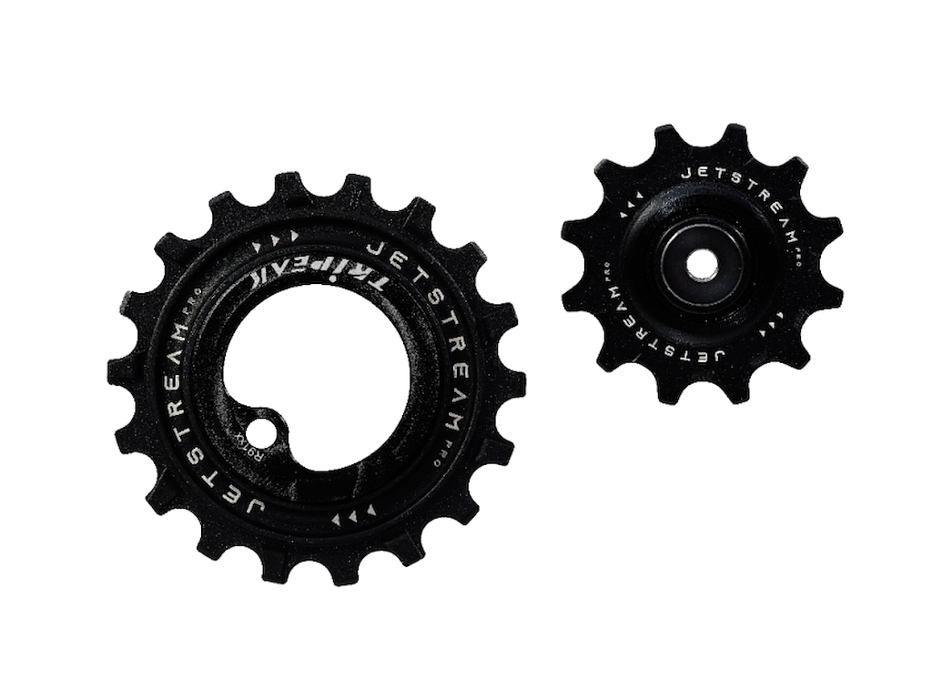 Tripeak Oversized pulleyhjul Jetstream pro keramiske lejer Shimano 91XX 12T/18T sort