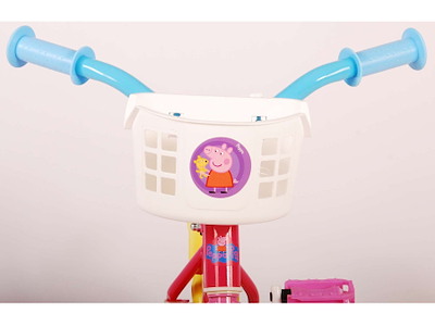 Volare Gurli Gris Børnecykel - 10" med støttehjul - Pink/Blå