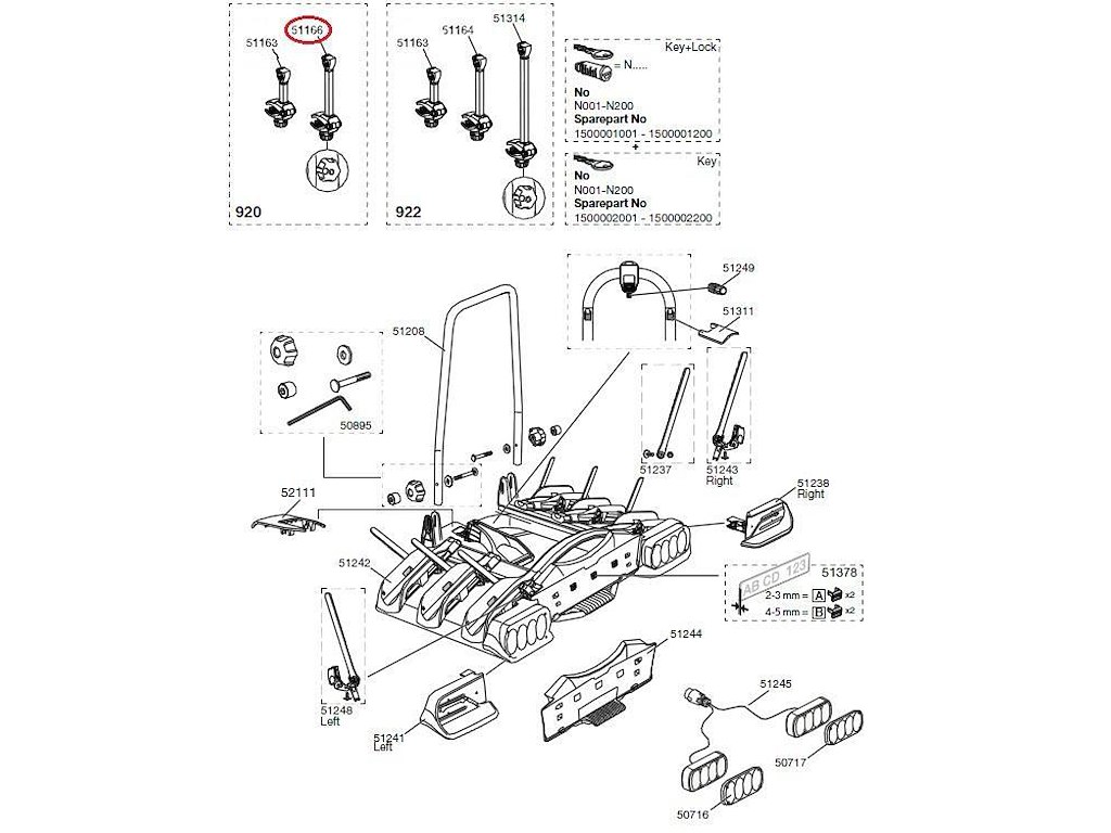 Thule Arm Til Thule Euroway G2