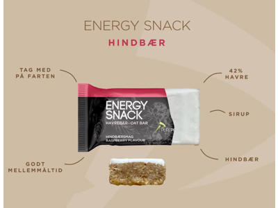 PurePower Energy Snack - Hindbær 60 gram