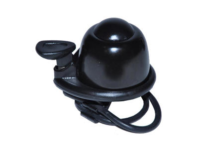 Bike Partner - EasyFix - Ringeklokke - Monteres med elastik - Aluminium - Sort