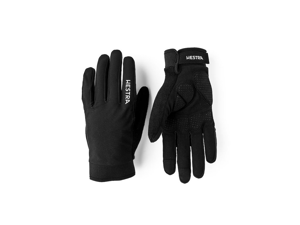 Hestra Bike Guard D3O - Cykelhandsker - Lange fingre - Sort - Str. 7/S