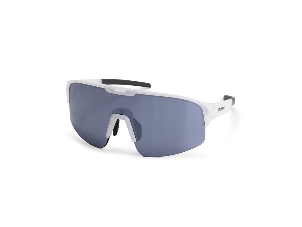 Rogelli Mirage Cykelbriller Hvid/Smoke Mirror