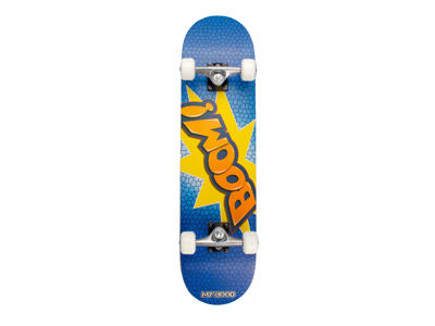 My Hood Boom - skateboard - ABEC 9 Blå/Orange