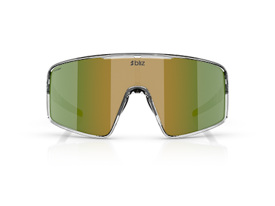 Bliz P001 Large - Cykelbriller - Transparent White/Brown/Green Multi
