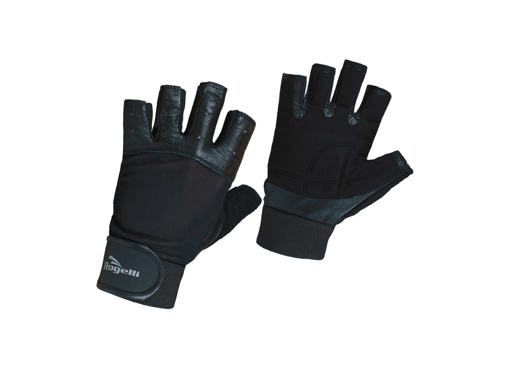 Rogelli Levadia - Fitness handske - Læder med net