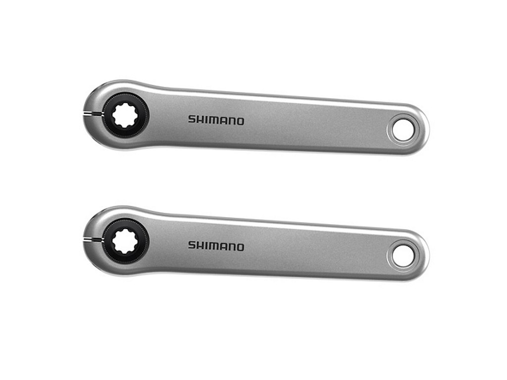 Shimano Steps - Pedalarmset FC-E5000 - 170 mm - Sølv - Uden klinge