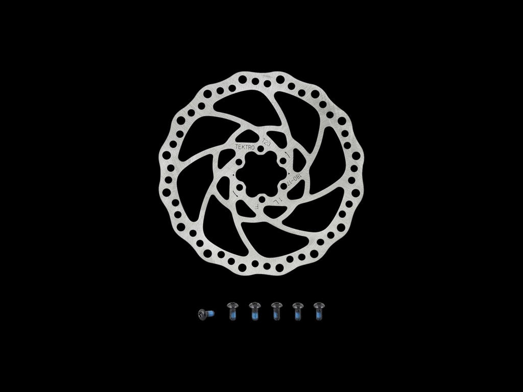 Tektro TR-17 - Rotor 203mm til 6 bolte - 2,3mm tykkelse