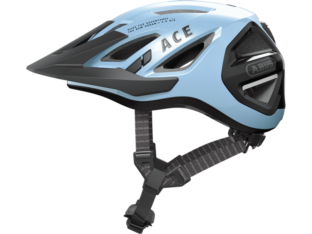 ABUS Urban-I 3.0 ACE cykelhjelm Iced Blue Hjelmstørrelse 51-55 cm