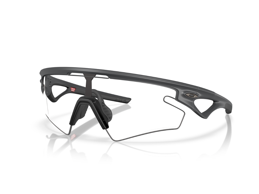 Oakley Sphaera Slash - Cykelbriller - Carbon/Photochromic Black Iridium