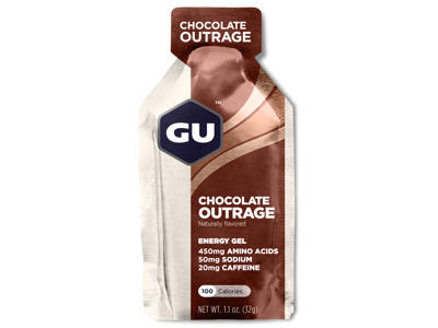 GU Energy Gel - Chocolate Outrage - 20 mg koffein - 32 gram
