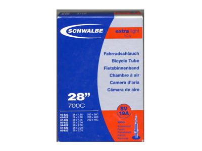 Schwalbe slange 700x38-62c & 27/29" X-Light med Racer ventil SV19A