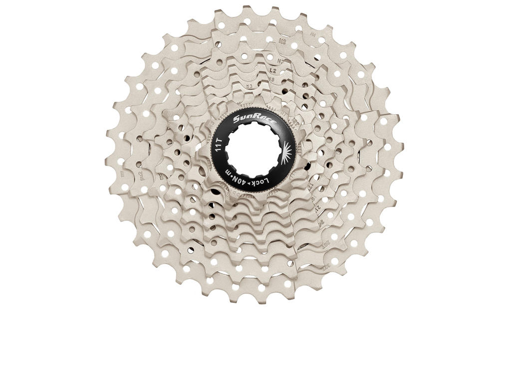Sunrace CSRS1 - Kassette 10 gear - 11-32 tands - Road - Til Shimano eller Sram - Metallic