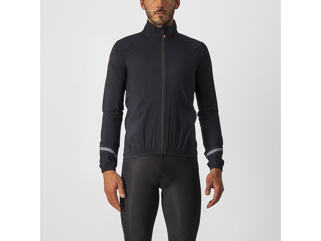 Castelli Emergency 2 Regnjakke i Light Black str L