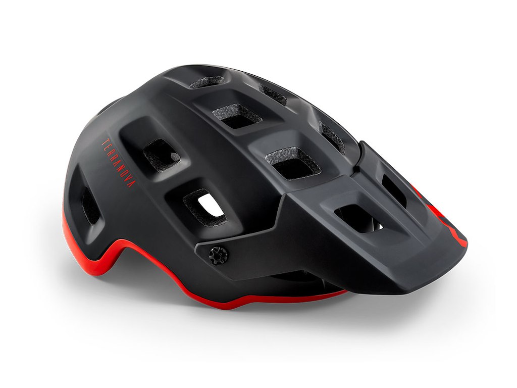 Met Terranova MIPS Trail MTB hjelm Sort / Rød Hjelmstørrelse 52-56 cm
