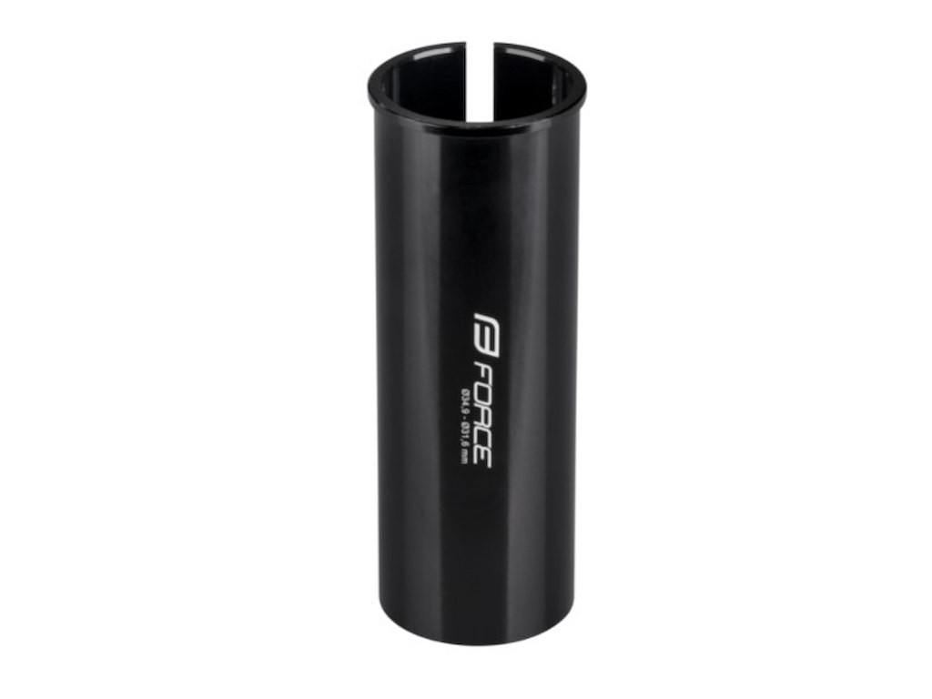 FORCE Adapter til sadelpind 31,6-27,2 mm Sort