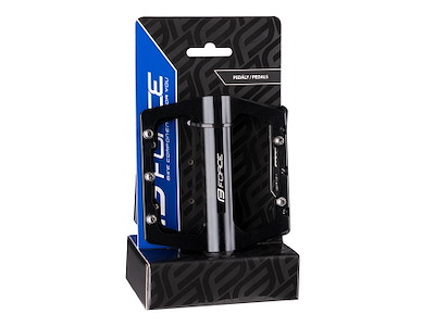 FORCE Steep pedaler i aluminium - Sort