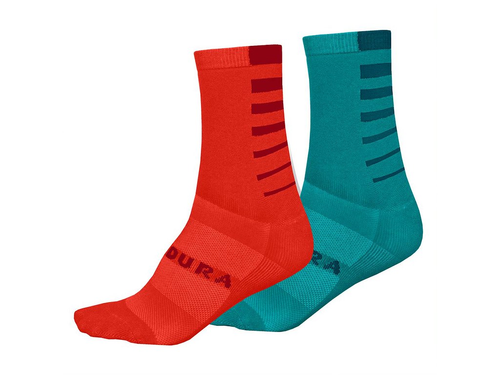 Endura Women's Coolmax® Stripe Socks 2-Pak