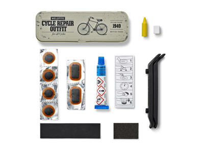 Weldtite - Vintage lappesæt i tin æske