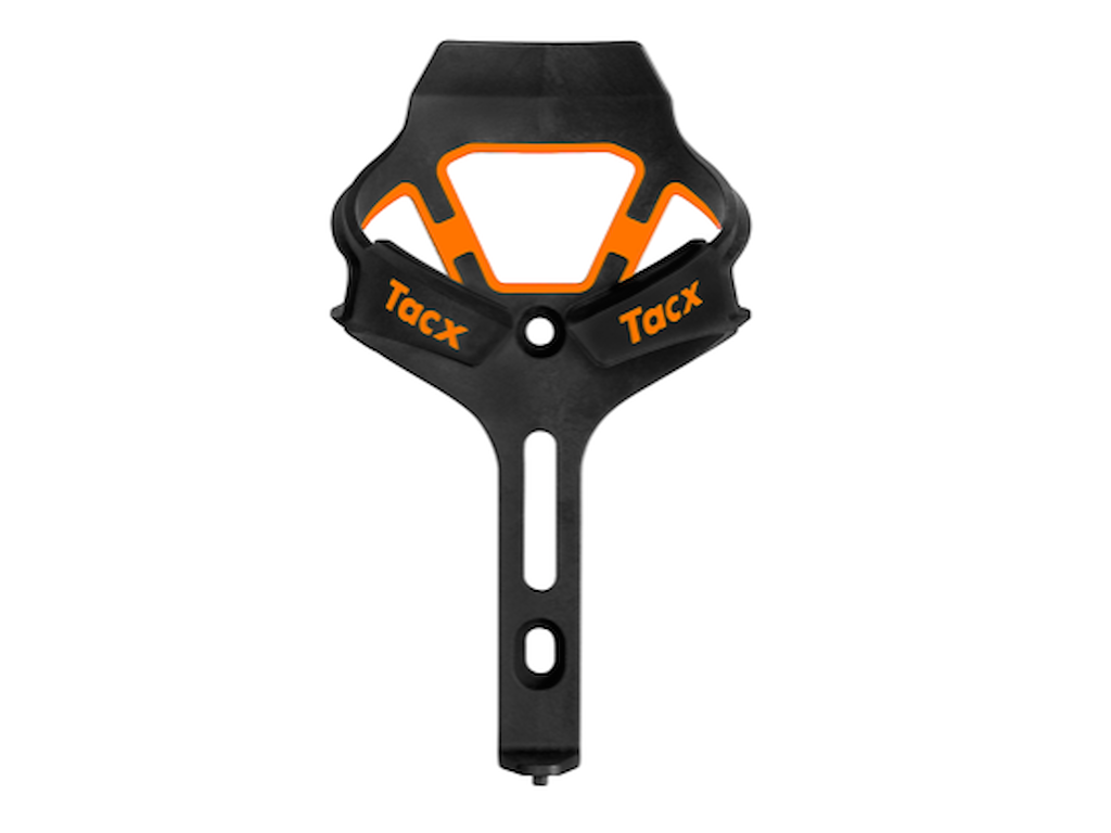 Tacx Ciro carbon flaskeholder mat sort/orange Tacx Ciro carbon flaskeholder mat sort/orange