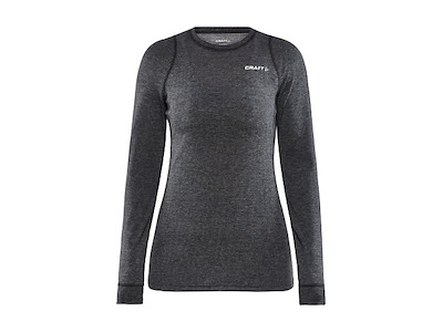 Craft Core W Svedundertrøje Merino Langærmet Sort