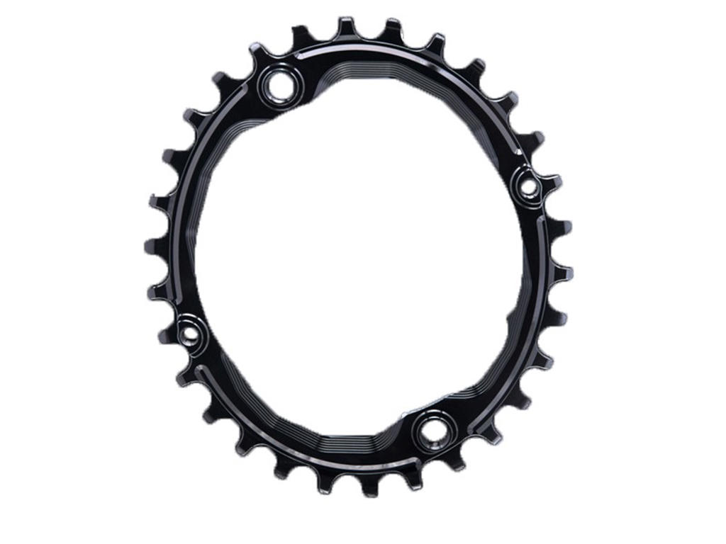 absoluteBLACK Oval klinge - SRAM - Singlespeed - ø104 mm - 30T - Sort
