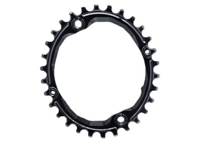 absoluteBLACK Oval klinge - SRAM - Singlespeed - ø104 mm - 30T - Sort