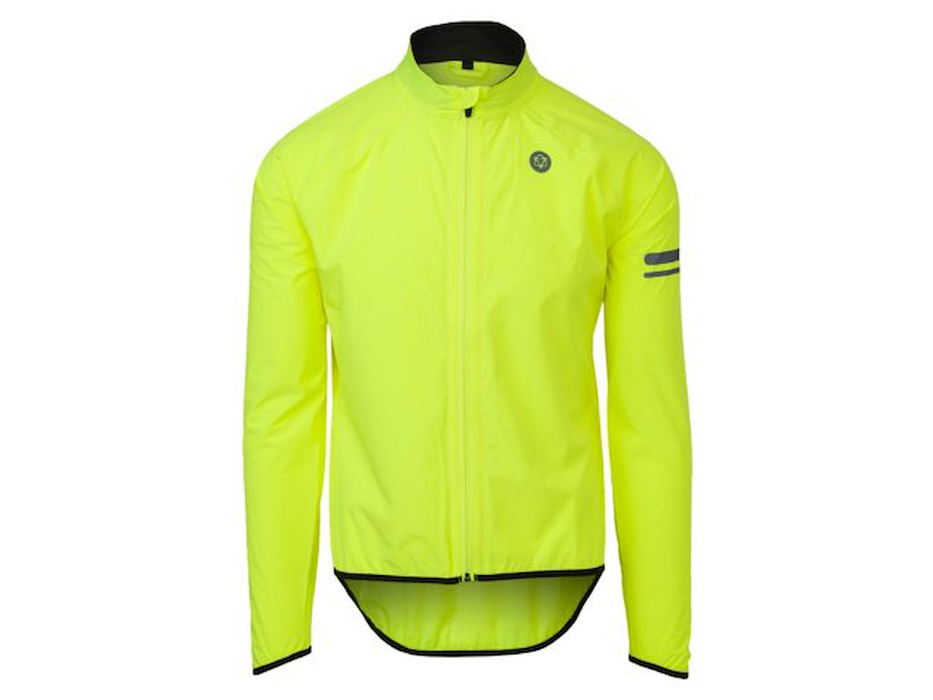 AGU Essential Regnjakke - Herre - Neon gul - Str. L