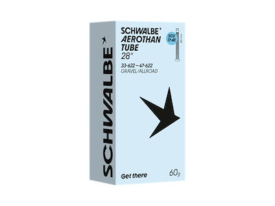 Schwalbe Aerothan slange 28" (33/47-622) med 60mm lang SCV Clik ventil - SCV17-AE