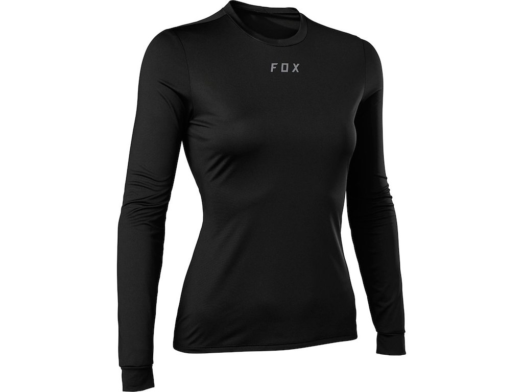 FOX TecBase Langærmet baselayer Sort Til Kvinder (Størrelse: Large)