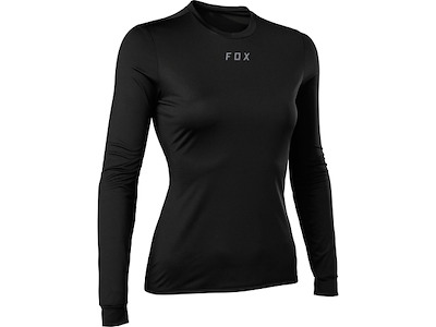 FOX TecBase Langærmet baselayer Sort Til Kvinder (Størrelse: Large)