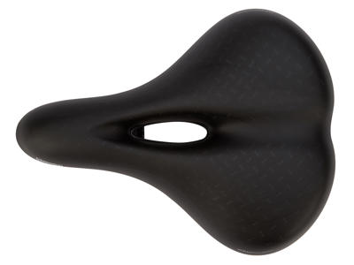 Sadel Tioga model Pax Aura Sort med gel