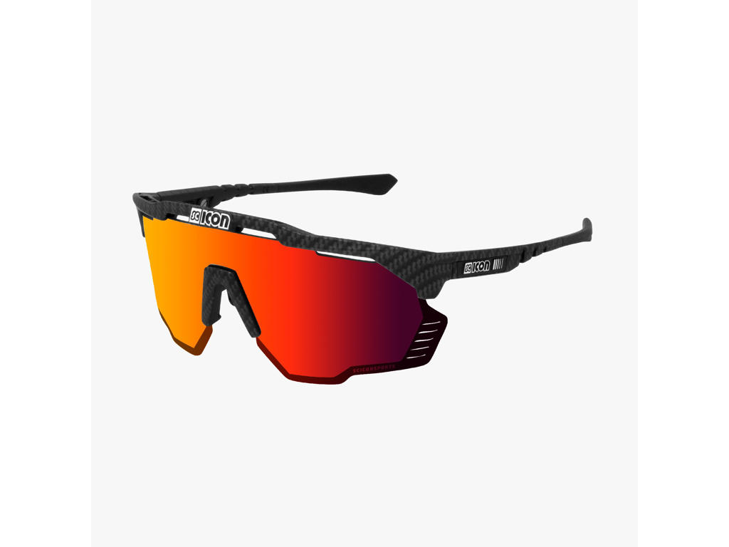 Scicon Aeroshade Kunken - Cykelbrille - Multimirror Red / Carbon Matt