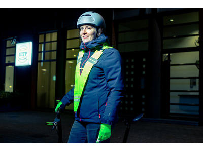 WOWOW Collar - Sikkerhedstrekant til voksne - Neongul - One size