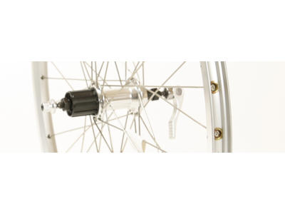 Connect MTB baghjul - 26 x 1.75 - 7 gear - Ryde ZAC 19  fælg - Sølv