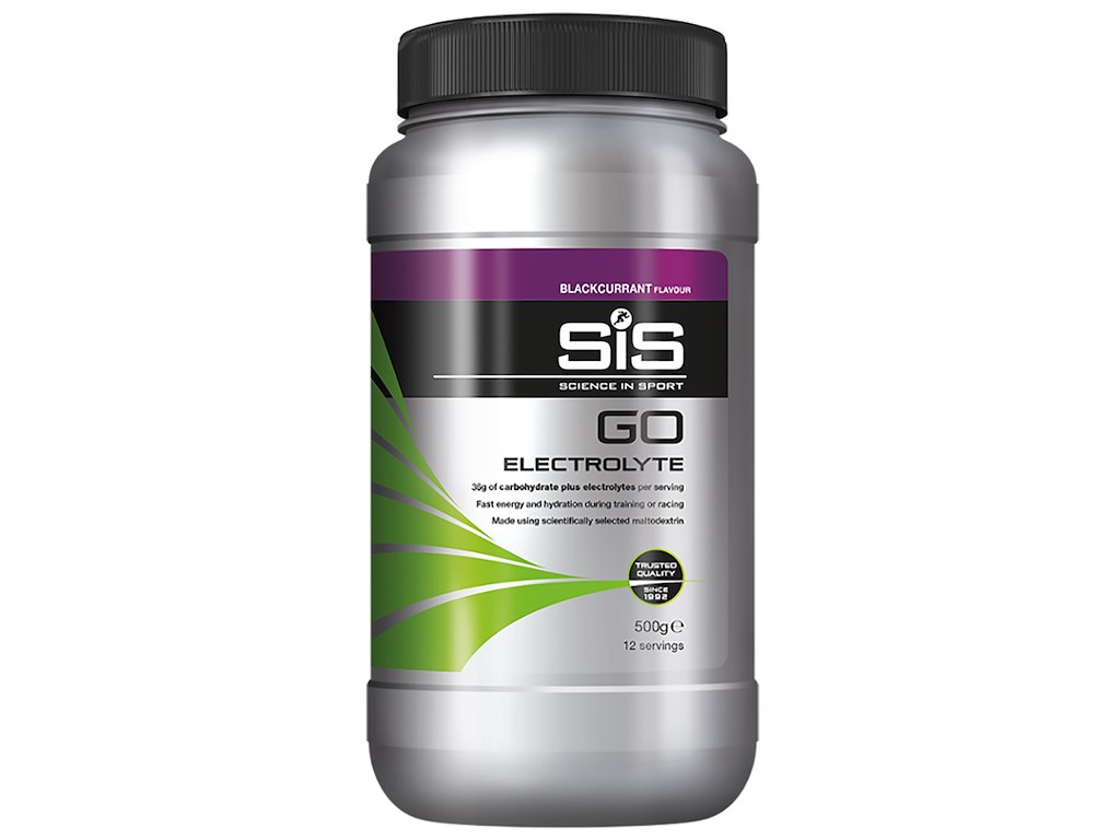 SIS GO Electrolyte Energidrik - Solbær - 500 gram